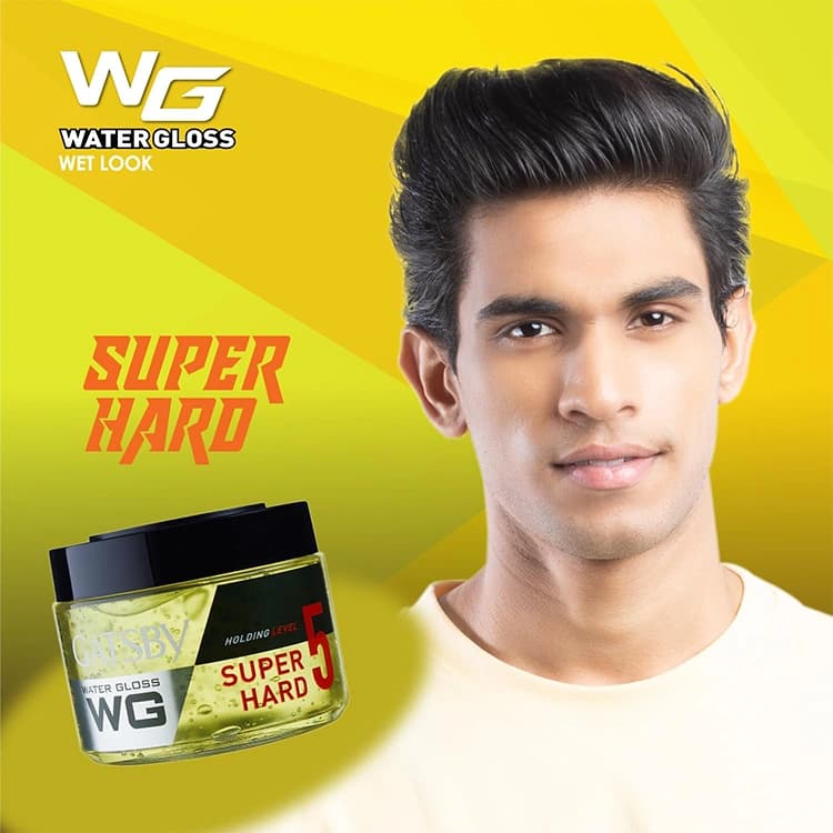 ژل مو GATSBY مدل Water Gloss Super Hard وزن 300 گرم — تصویر ۳