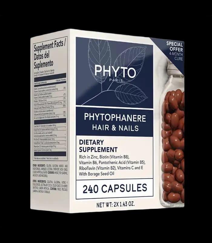 قرص PHYTO PHANERE برند فیتو 120عددی افزایش رشد مو، ناخن و مژه — تصویر ۲