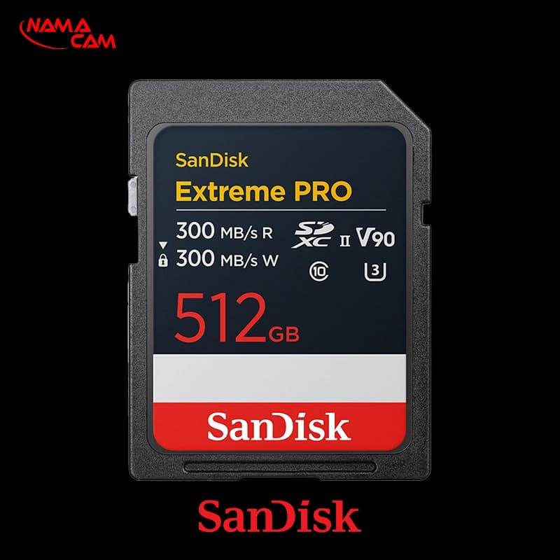 کارت حافظه سن دیسک 512 گیگ SanDisk 512GB Extreme PRO UHS-II