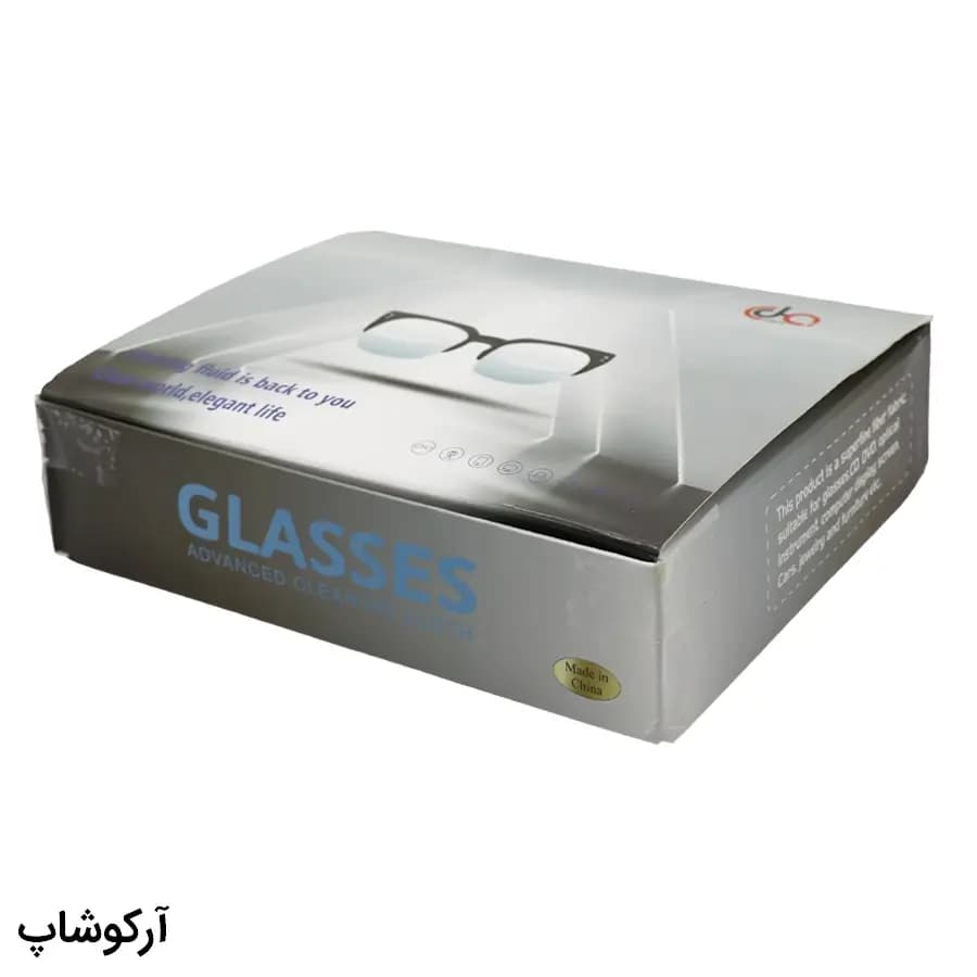 بسته 100 عددی دستمال عینک از جنس میکروفایبر، طرح ساده و چند رنگ مدل 993129 — تصویر ۳