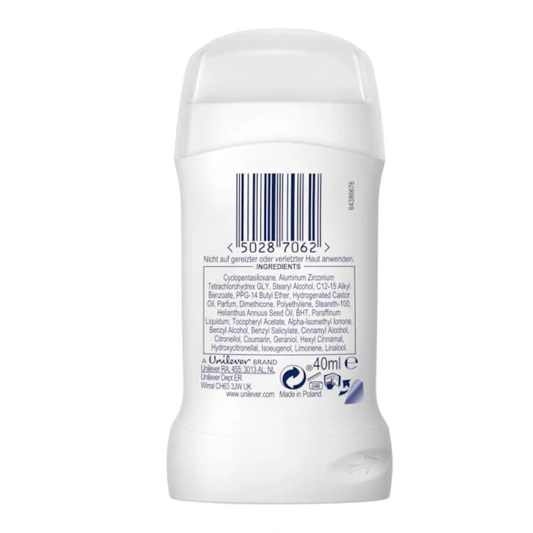 مام ضد تعریق Dove مدل Invisible Dry حجم 40 میلی لیتر — تصویر ۲