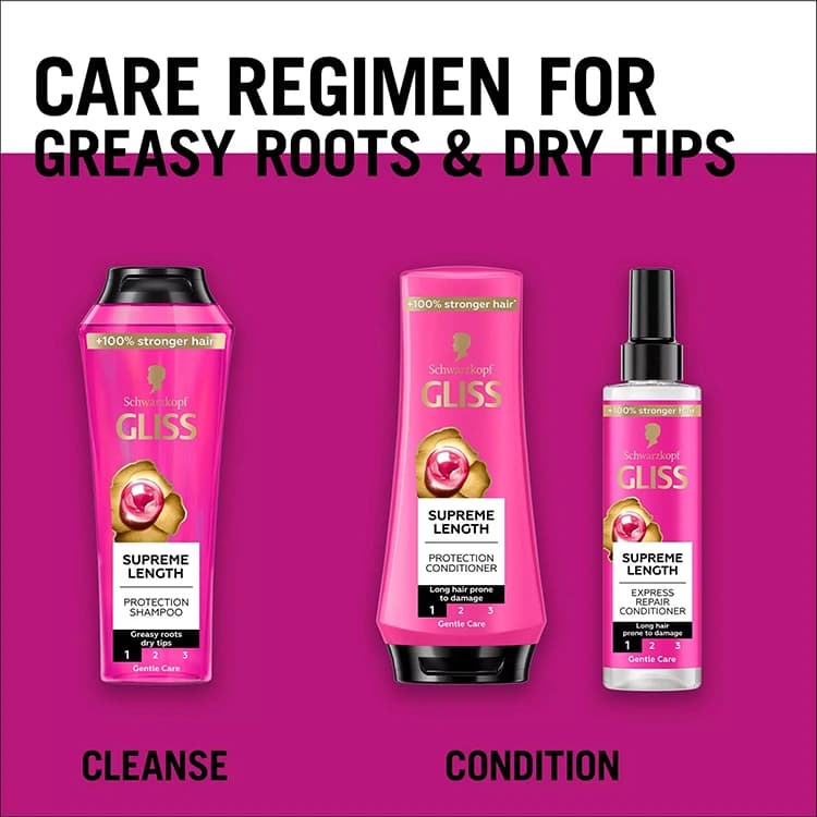 اسپری مو GLISS مدل Supreme Length حجم 200 میلی لیتر — تصویر ۵
