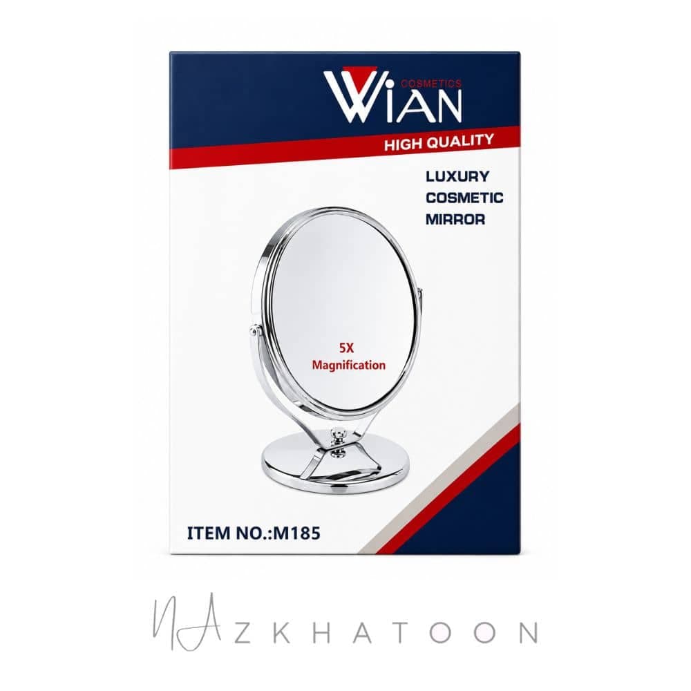 آینه آرایشی رومیزی وین مدل M185 با بزرگنمایی ۵ برابر | WIAN Cosmetics M185 5X — تصویر ۲