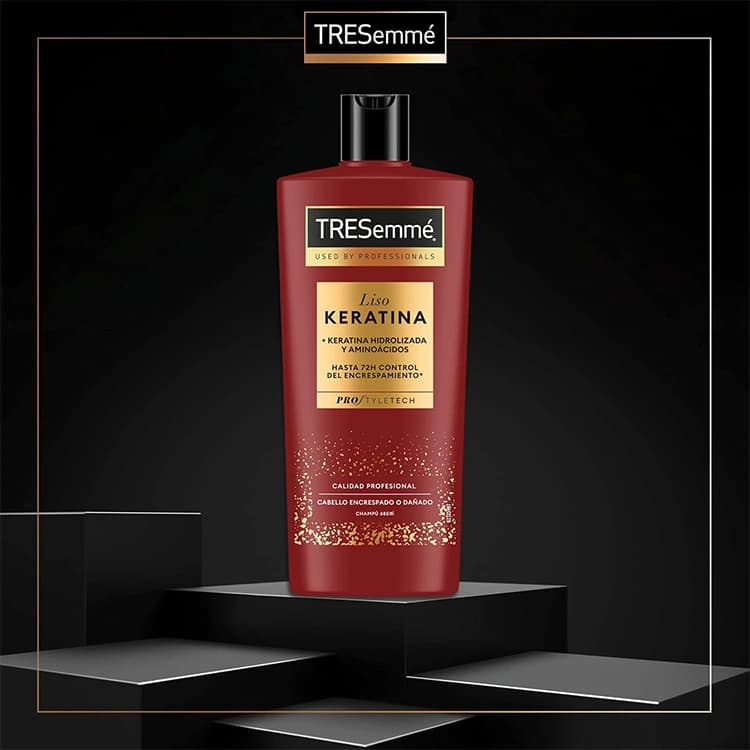 شامپو TRESemme مدل Keratin Smooth حجم 685 میلی لیتر — تصویر ۵