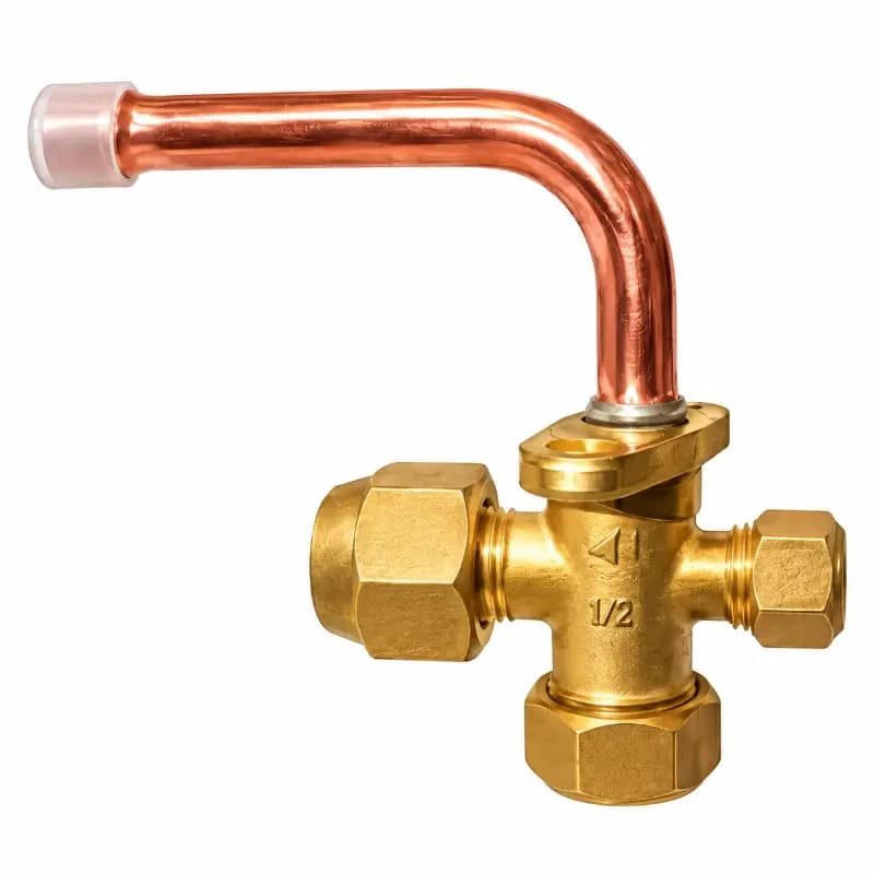 شیرسرویس 1/2 خم (R410)