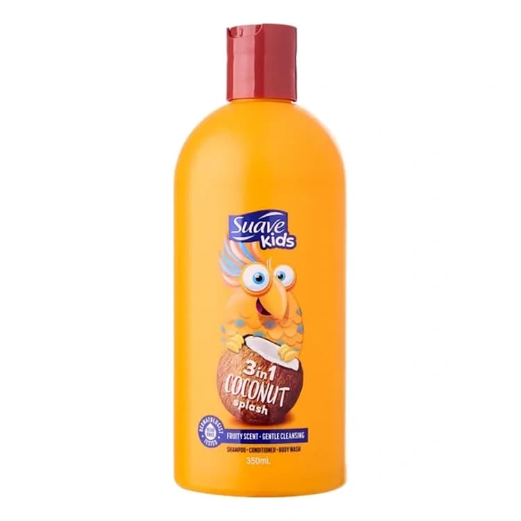 شامپو Suave Kids مدل Coconut Splash 3 in 1 حجم 350 میلی لیتر