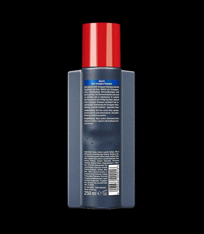 شامپو ضد شوره و تقویت کننده مو Anti Dandruff A3 آلپسین 250ml — تصویر ۲