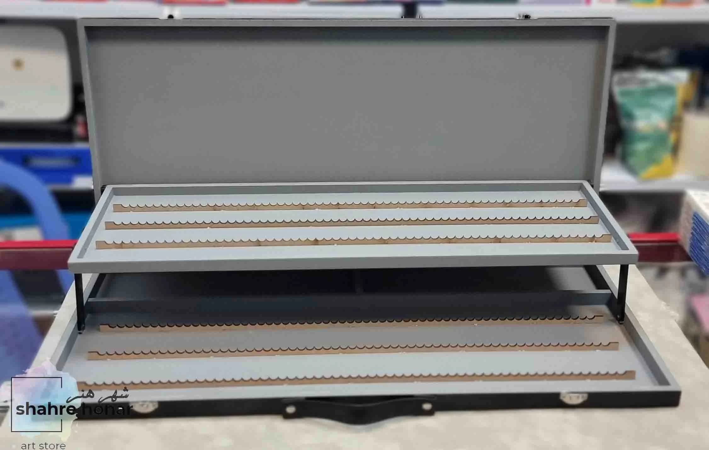 جعبه مداد رنگی چوبی 120 رنگ