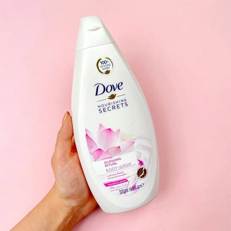 شامپو بدن Dove مدل Glowing Ritual حجم 250 میلی لیتر — تصویر ۴