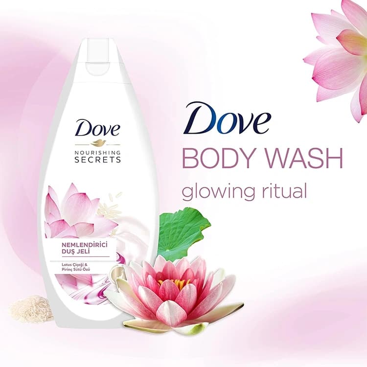 شامپو بدن Dove مدل Glowing Ritual حجم 250 میلی لیتر — تصویر ۸