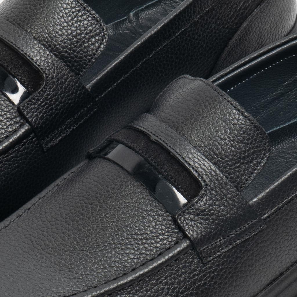 لوفر دی گازولین مشکی فلوتر – Day Loafers Mono Black — تصویر ۵