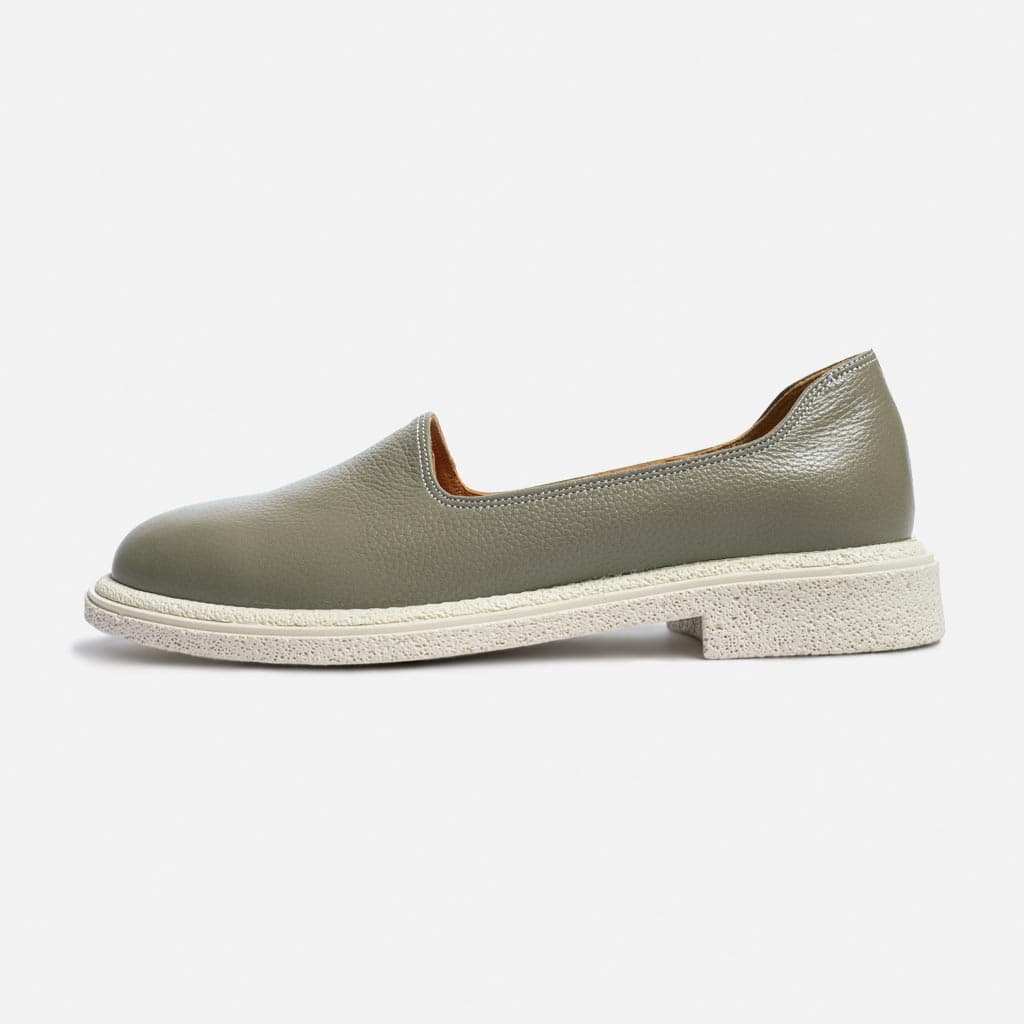 لوفر مارکی گازولین پسته ای تیره – Marquise Loafers Deep Green — تصویر ۳