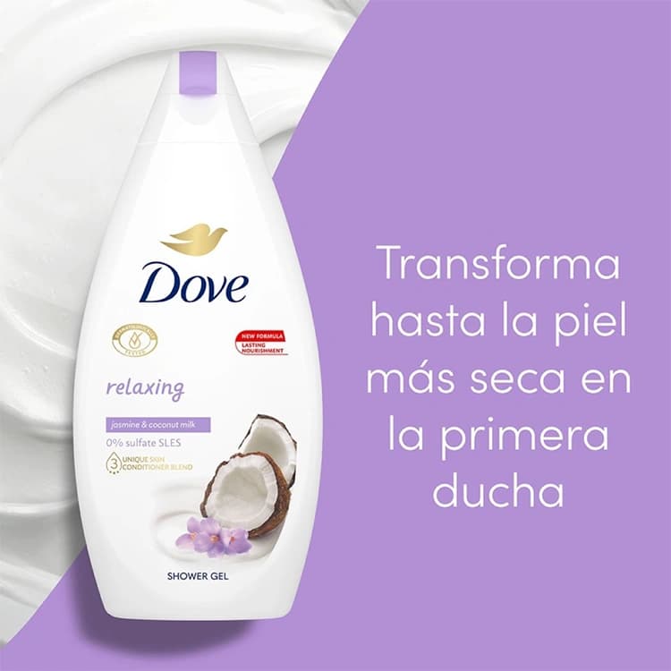 شامپو بدن Dove مدل Relaxing حجم 500 میلی لیتر — تصویر ۴
