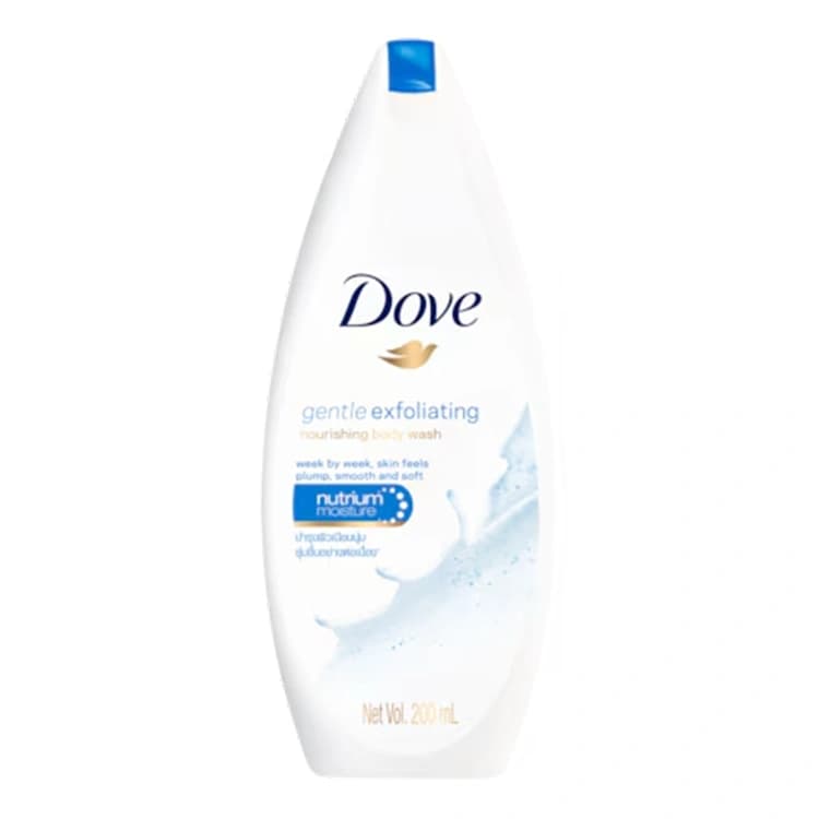 شامپو بدن Dove مدل Gentle Exfoliating حجم 200 میلی لیتر
