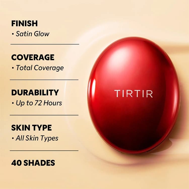 کوشن TIRTIR مدل Mask Fit Red — تصویر ۳