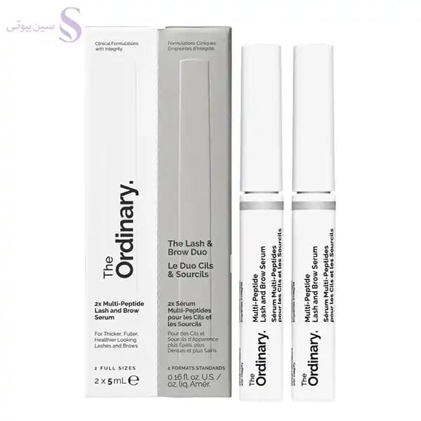 سرم دو قلو تقویت مژه و ابرو اوردینری Ordinary Multi Peptide Lash & Brow Serum — تصویر ۲