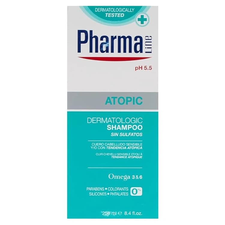 شامپو Pharmaline مدل Atopic حجم 250 میلی لیتر — تصویر ۲