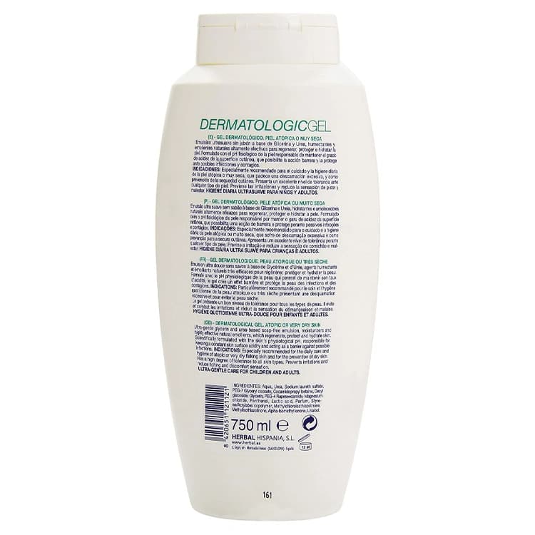 شامپو بدن Pharmaline مدل Atopic حجم 750 میلی لیتر — تصویر ۳