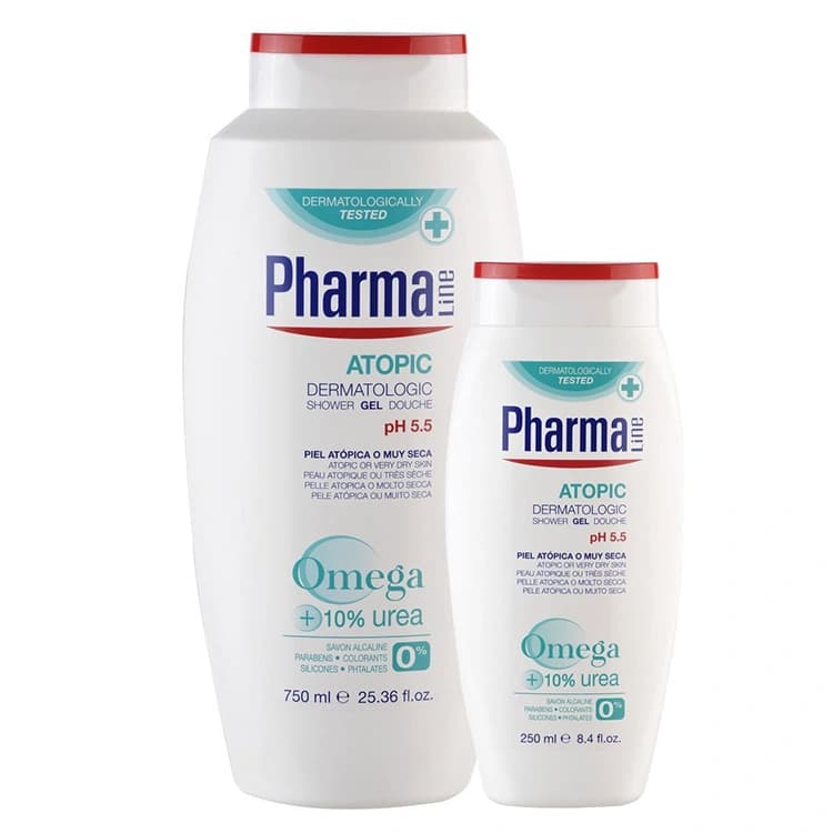 شامپو بدن Pharmaline مدل Atopic حجم 750 میلی لیتر — تصویر ۲