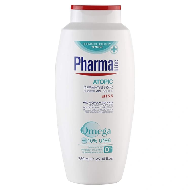 شامپو بدن Pharmaline مدل Atopic حجم 750 میلی لیتر