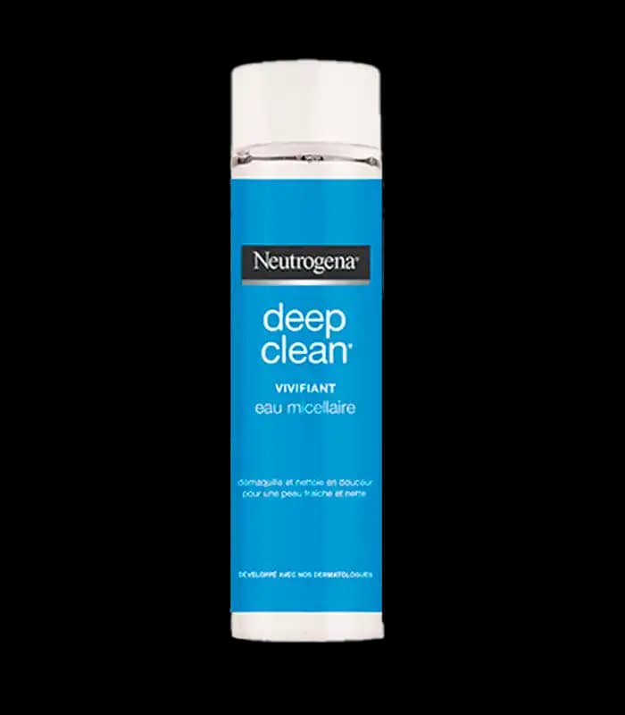 میسلار واتر نوتروژینا مدل Deep Clean، مناسب پوست نرمال تا مختلط و اطراف چشم و لب، حاوی عصاره خیار و آلوئه‌ورا – ۲۰۰ میلی‌لیتر