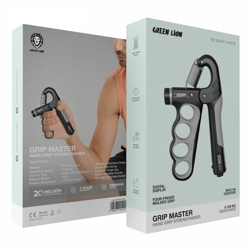 تقویت مچ و ساعد گرین لاین Grip Master | شمارنده دیجیتال — تصویر ۲