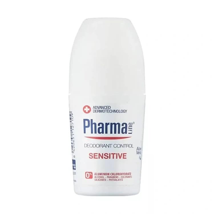 مام ضد تعریق Pharmaline مدل Sensitive حجم 50 میلی لیتر