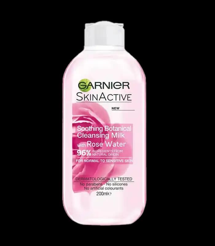 شیر پاک‌ کن گل رز گارنیه مدل Rose Water، مناسب پوست خشک و حساس، بدون پارابن و سیلیکون – ۲۰۰ میلی‌لیتر