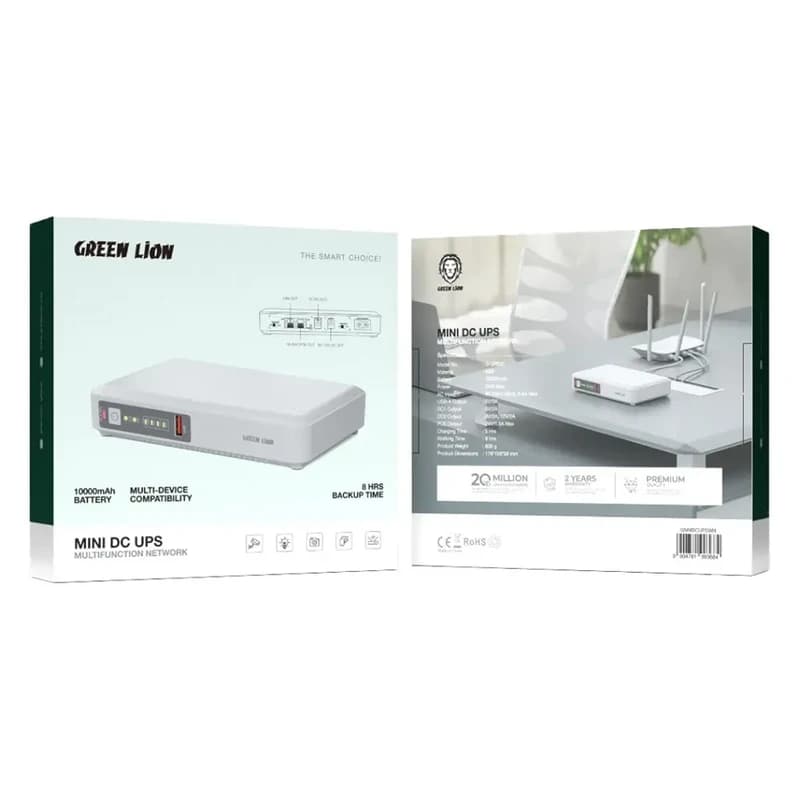 مینی یوپی‌اس Green Lion برای مودم و دوربین مداربسته — تصویر ۴