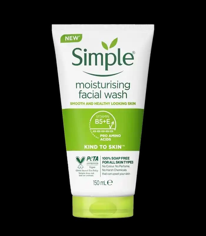 ژل شستشوی Kind to Skin سیمپل، تقویت‌کننده و مرطوب‌کننده، مناسب پوست خشک – 150 میل