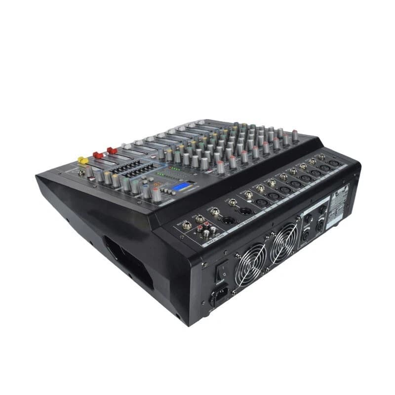 پاورمیکسر 99 افکت 6 کانال فلشخور مدل PROFESSIONAL AUDIO POWERMIXER PMX-6-USB — تصویر ۷