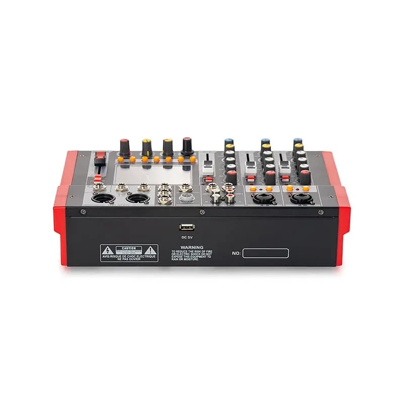 میکسر 4 کانال دارای 256 افکت مدل PROFESSIONAL AUDIO 256DSP MIXER TM-4 — تصویر ۴