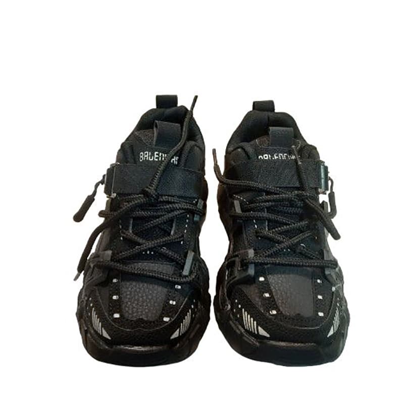 کتونی اسپرت بچگانه مگنتی مدل بالنسیاگا(BALENCIAGA)| مشکی تمام| سایز27-36|تنفسی|کف دوخت — تصویر ۴