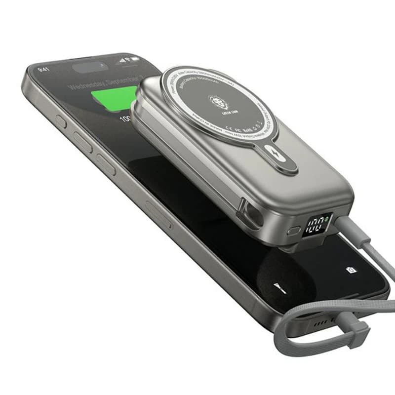پاوربانک گرین لاین مدل موناکو گریپ Monaco Grip ظرفیت 10000 — تصویر ۴
