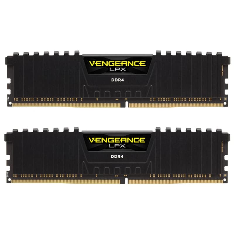 رم کورسیر DDR4 دو کاناله مدل Vengeance LPX فرکانس 3200 مگاهرتز تایمینگ CL16 حافظه 32 گیگابایت استوک