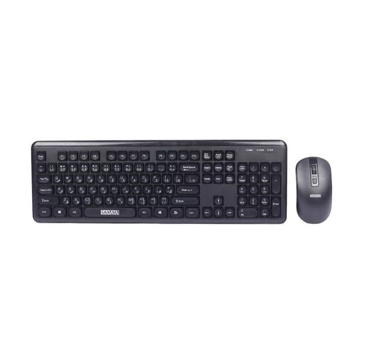 کیبورد و موس بی سیم سادیتا مدل SADATA SKM-3403 (آکبند)