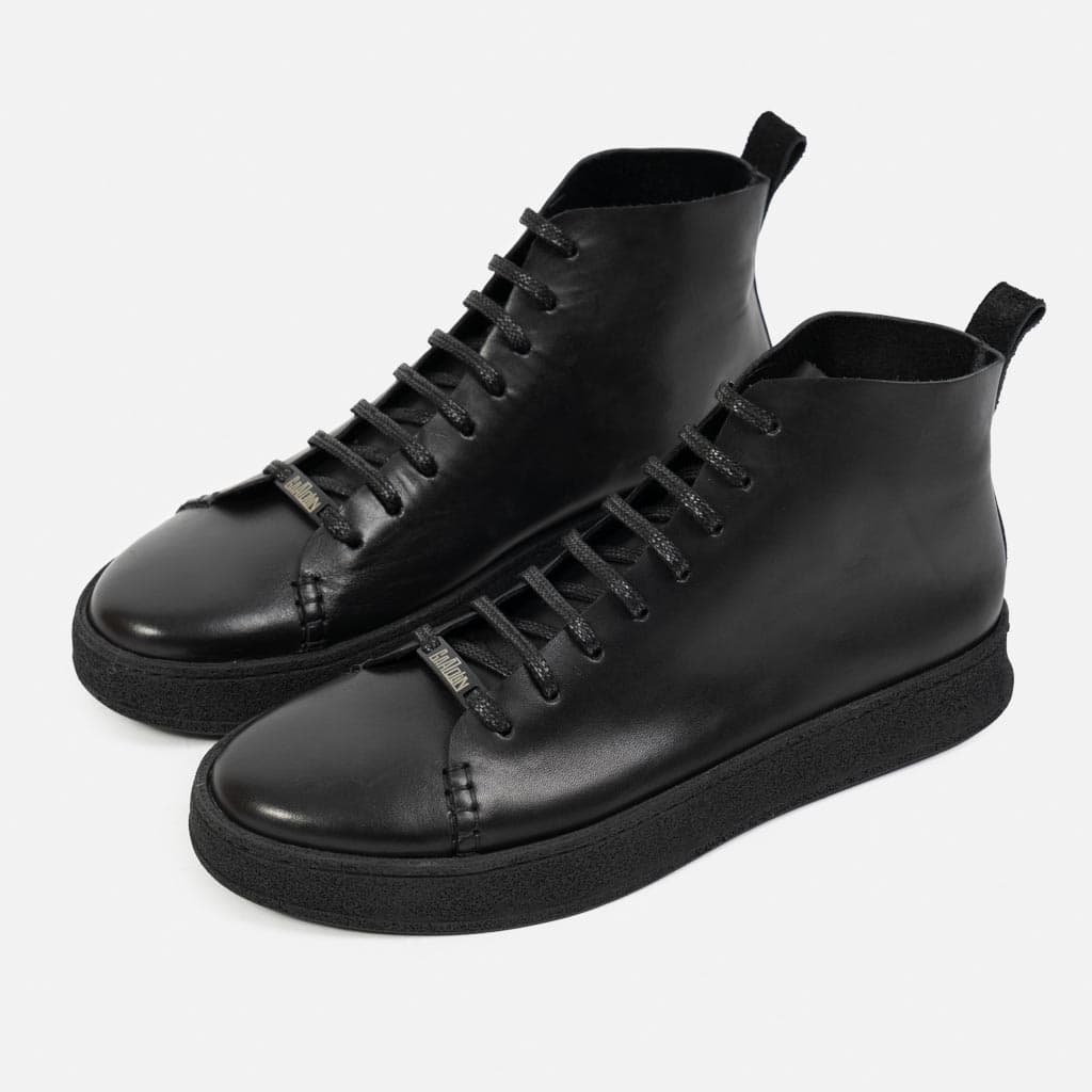 کتانی کول رایدر 2 ساقدار گازولین مشکی – Cool Rider 2 High Tops Mono Black W — تصویر ۴