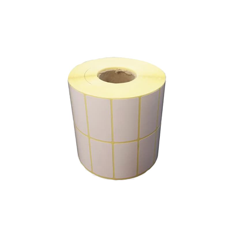 لیبل کاغذی اندازه 25*50 – 2 ردیفه 4000 عددی — تصویر ۲