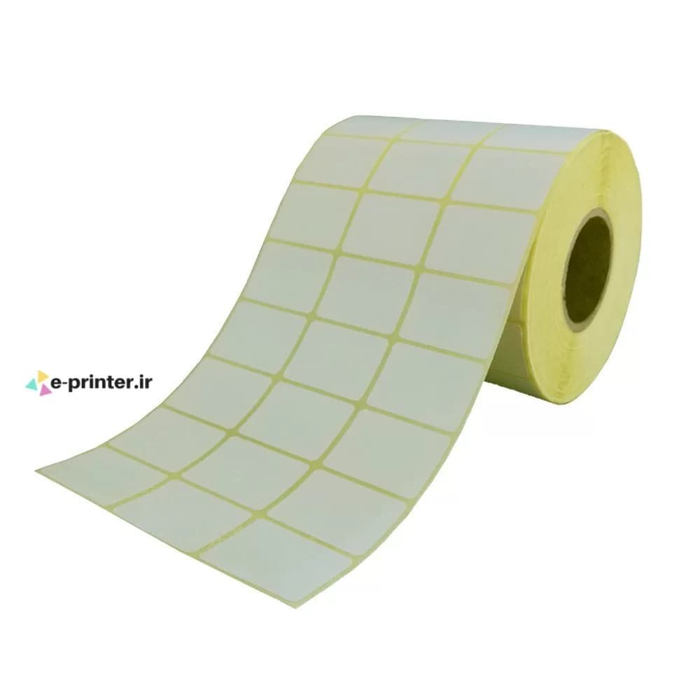 لیبل کاغذی اندازه 35*25 – 3 ردیفه 6000 عددی — تصویر ۲