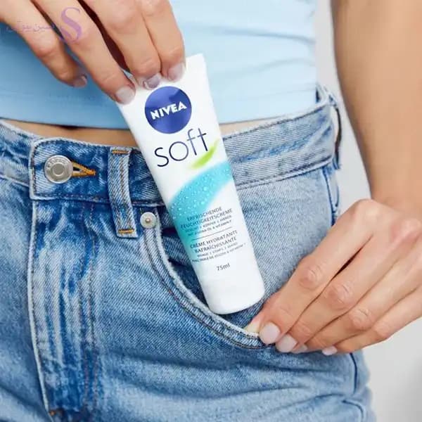 کرم تیوپی نیوا سافت Nivea Soft مرطوب کننده قدرتمند حجم 75 میلی — تصویر ۲
