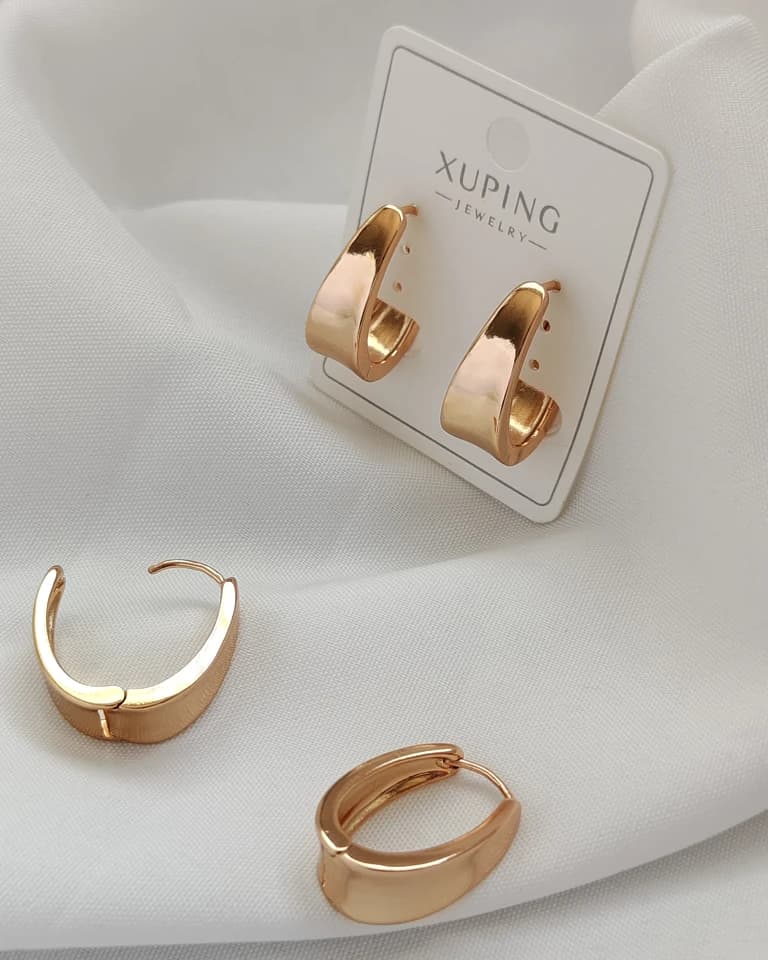 گوشواره آینه ای آنجلینا ژوپینگ