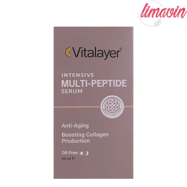 سرم ضد چروک ویتالیر مدل Multi Peptide حجم 30 میلی‌لیتر — تصویر ۷