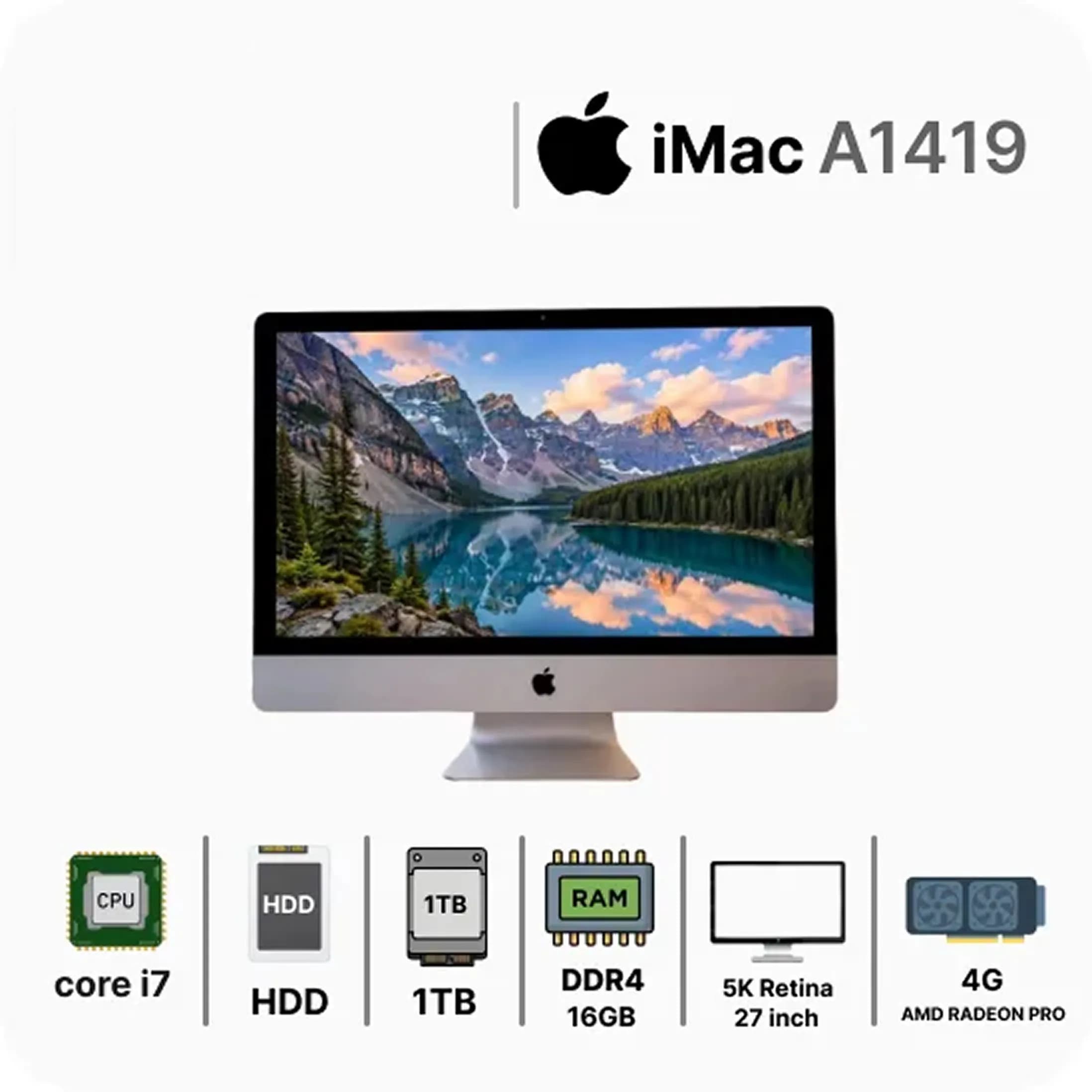 آی مک استوک (i7-8GB-256GB) Apple iMac 2017 — تصویر ۲