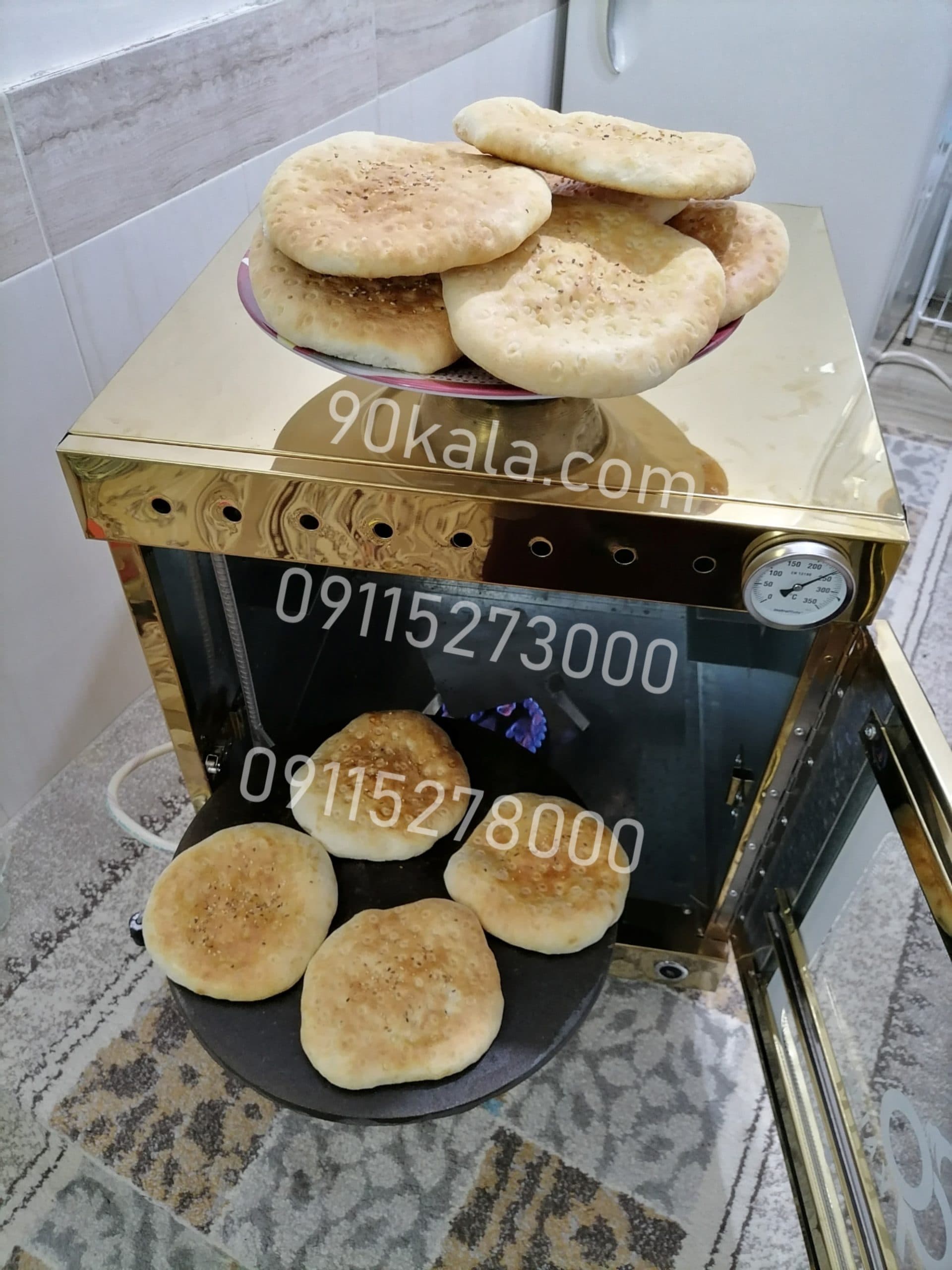تنورگازی فول امکانات استیل طلایی