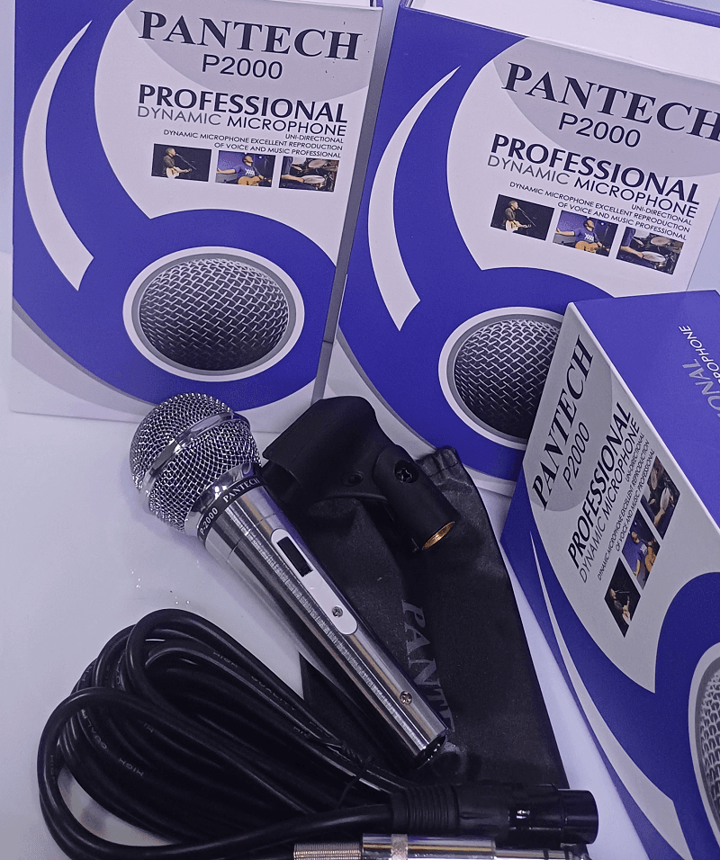 میکروفن داینامیک حرفه ای پنتک PANTECH MICROPHONE DYNAMIC P2000 — تصویر ۲