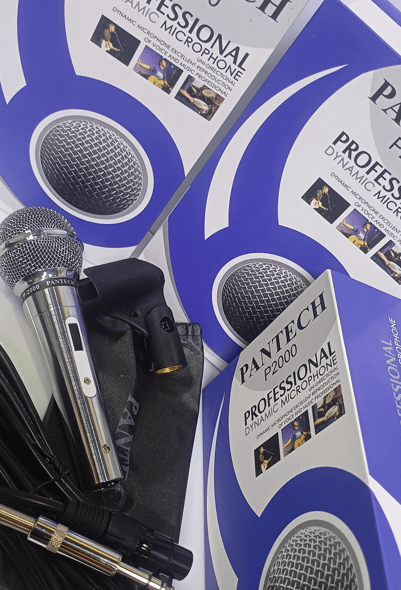 میکروفن داینامیک حرفه ای پنتک PANTECH MICROPHONE DYNAMIC P2000 — تصویر ۳