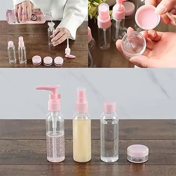 ست ۶ تکه بهداشتی مسافرتی آجیلی Empty Bottle Set F1607 — تصویر ۴