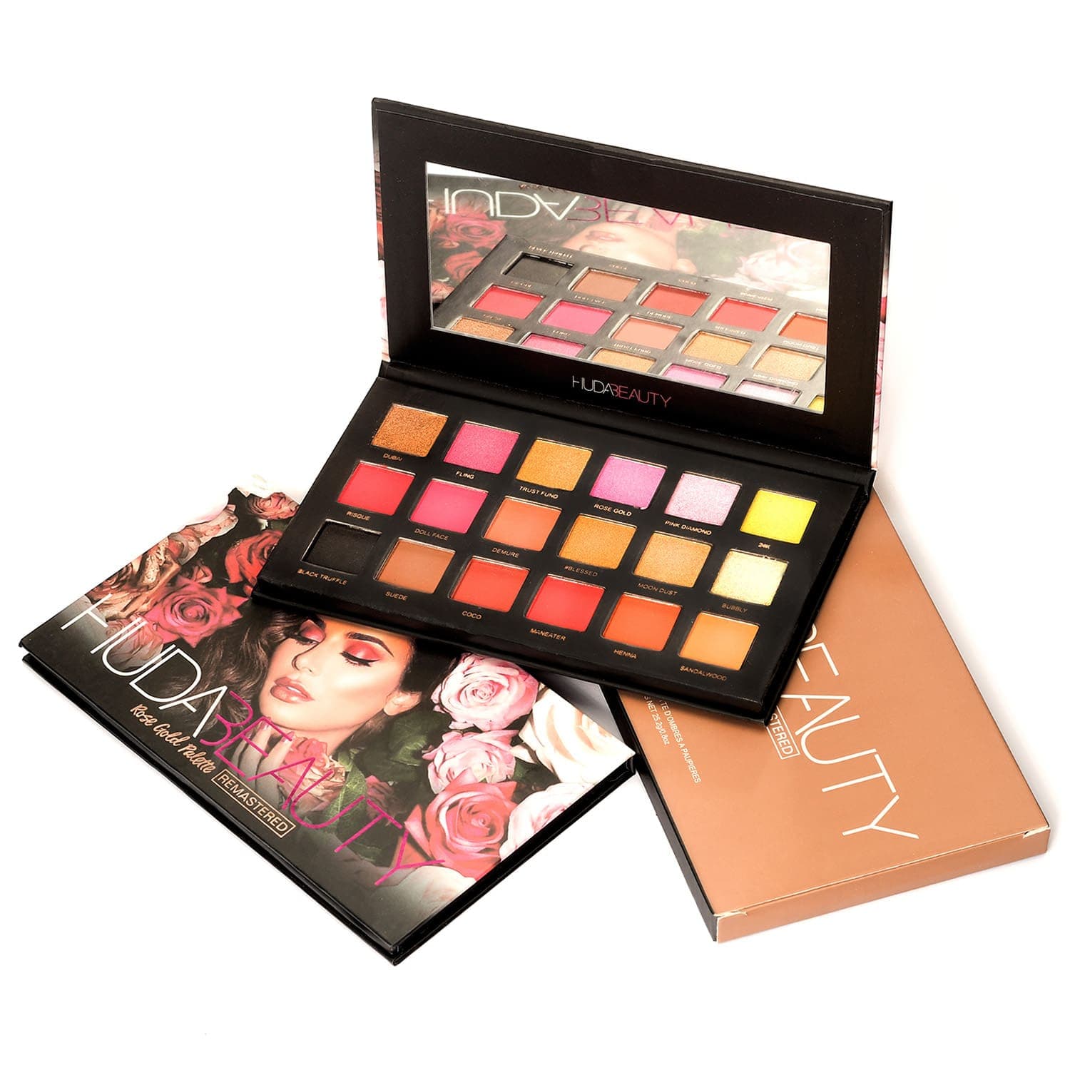 پالت سایه رزگلد هدی بیوتی HUDA BEAUTY Rose Gold — تصویر ۴