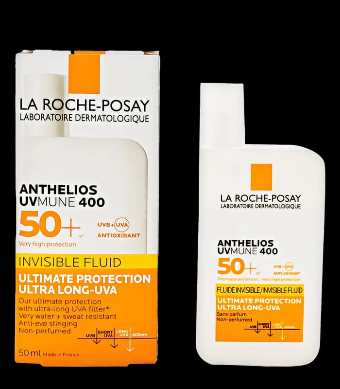 ضد آفتاب ضد جوش و ضد لک لاروش پوزای مدل Anthelios UV Mune400 با SPF50+ حجم 50 میلی‌لیتر