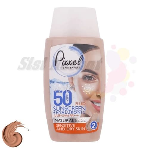 ضد آفتاب رنگی پیکسل Natural Beige (پوست نرمال تا خشک) Pixxel